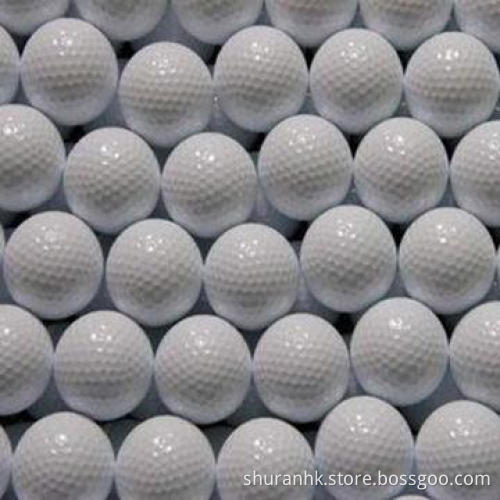 Golf Balls with Rubber Core and 392 Dimples, Available in White